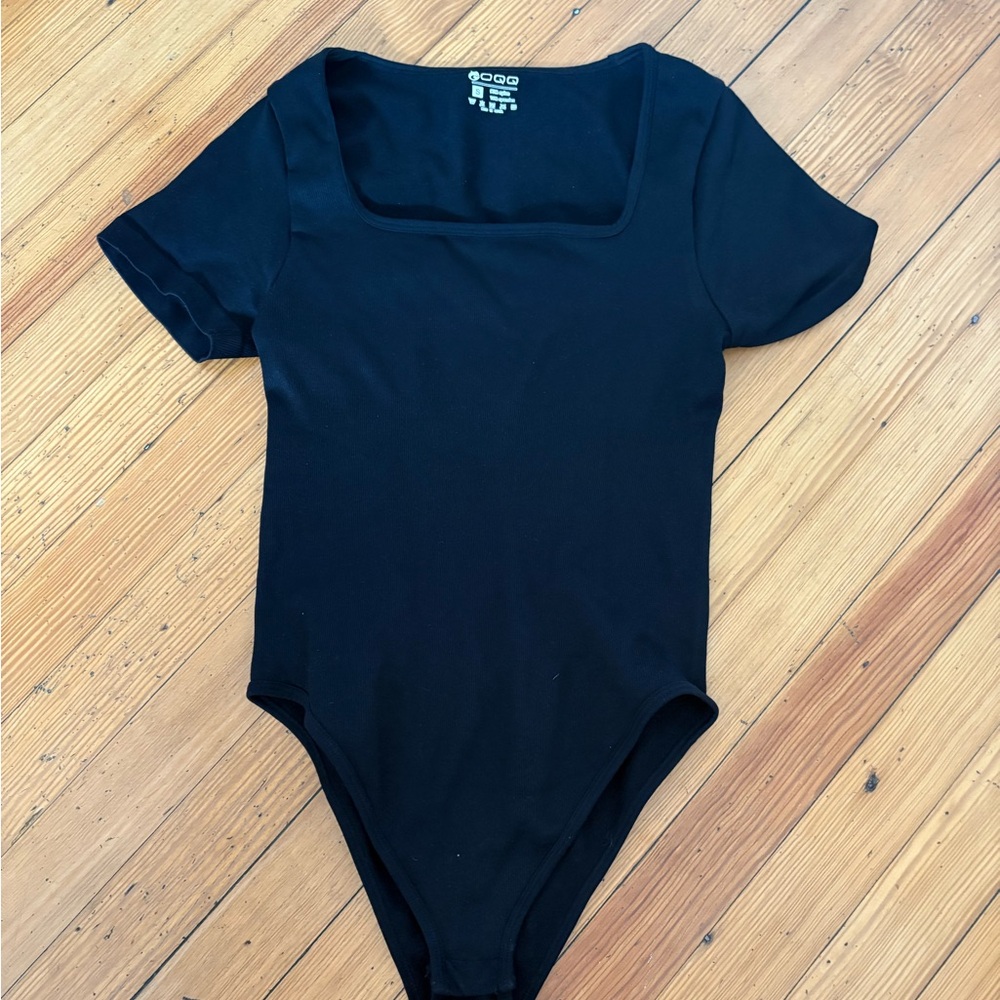 Black Tshirt Bodysuit